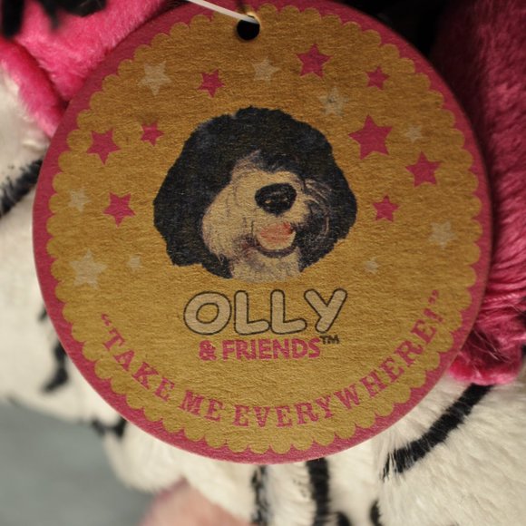 plush purse Olly & Friends pink horse in a zebra costume NWT (w1383) - Picture 11 of 11